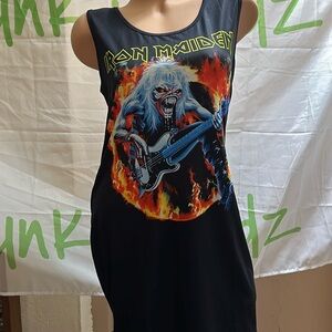 Iron Maiden inspired Tank Crew Neck Mini